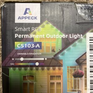 APPECK Permanent Outdoor Lights Smart RGB C5103-A Works With Alexa & Google